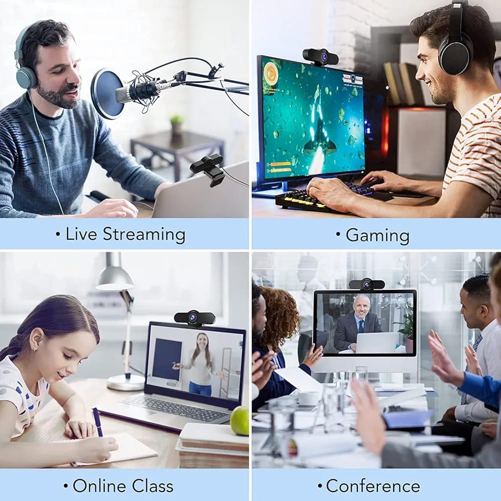 Emeet Webcam C970L Webcam with Microphone, Light 60FPS Emeet Webcam C970L Webcam with Microphone, Light 60FPS